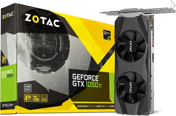 Porovnání MSI GeForce GTX 1050 Ti 4GT LP vs. Zotac GeForce GTX