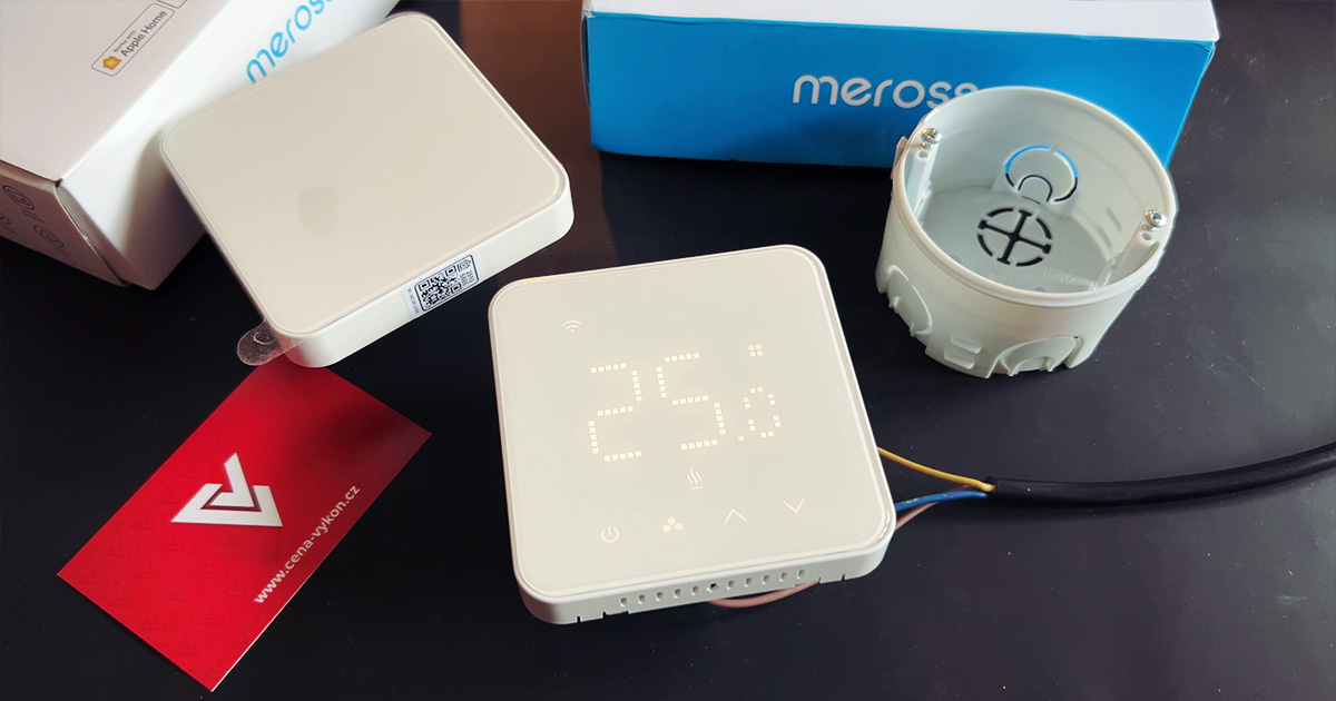 Levný a elegantní Wi-Fi termostat s mnoha funkcemi! Recenze Meross MTS200